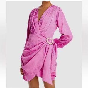 WAYF pink mini dress